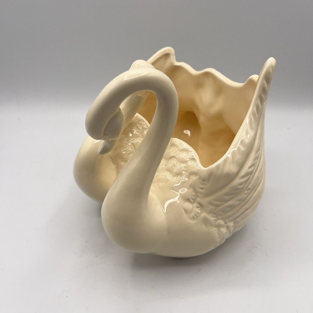 Double Swans Ceramic Planter